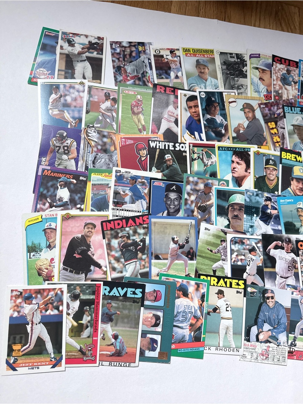 Assorted Baseball Trading Cards - Multi-Color Collection - Picture 2 of 6
